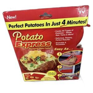 Potato Express Microwave Potato Cooker - Fast & Easy Cooking